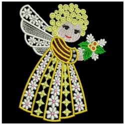 Fantasy Christmas Angels 08 machine embroidery designs