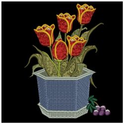 Tulips 03(Lg) machine embroidery designs