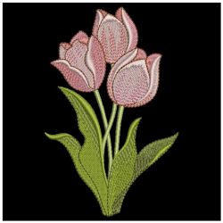 Tulips 09(Lg) machine embroidery designs