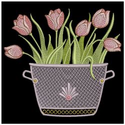 Tulips 10(Sm) machine embroidery designs