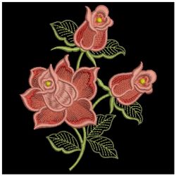 Red Roses 02(Sm) machine embroidery designs