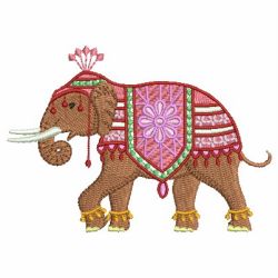 Indian Elephants 02 machine embroidery designs