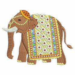 Indian Elephants 03 machine embroidery designs