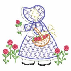 Romantic Sunbonnets 05(Md) machine embroidery designs
