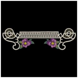 Heirloom Pansy Decoration 02(Sm) machine embroidery designs