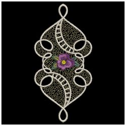 Heirloom Pansy Decoration 03(Sm) machine embroidery designs
