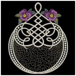 Heirloom Pansy Decoration 04(Lg) machine embroidery designs