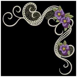 Heirloom Pansy Decoration 10(Sm) machine embroidery designs