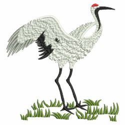 Oriental Cranes 09(Lg) machine embroidery designs