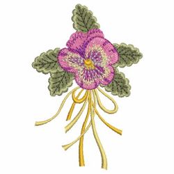 Pansies 06 machine embroidery designs