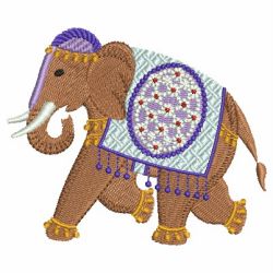 Indian Elephants 2 03 machine embroidery designs