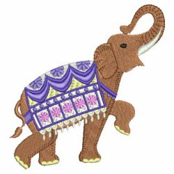 Indian Elephants 2 04 machine embroidery designs