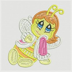 FSL Cute Bees 03 machine embroidery designs