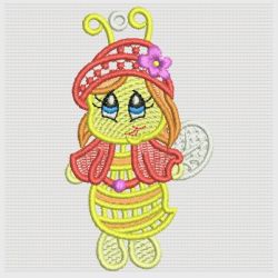 FSL Cute Bees 04 machine embroidery designs