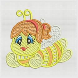 FSL Cute Bees 05 machine embroidery designs