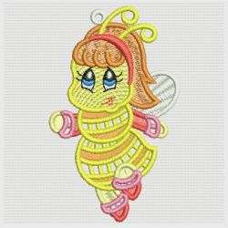 FSL Cute Bees 08 machine embroidery designs