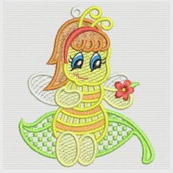 FSL Cute Bees 09 machine embroidery designs