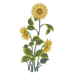 Sunflowers 03(Md) machine embroidery designs