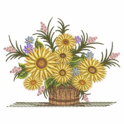 Sunflowers 04(Md) machine embroidery designs