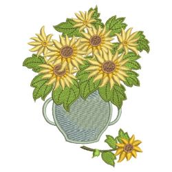 Sunflowers 05(Lg) machine embroidery designs