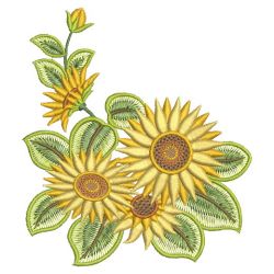 Sunflowers 07(Lg) machine embroidery designs