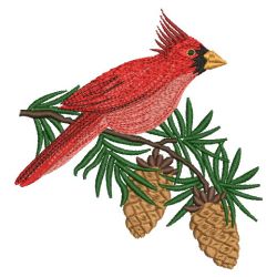 Bright Cardinals 03(Sm) machine embroidery designs