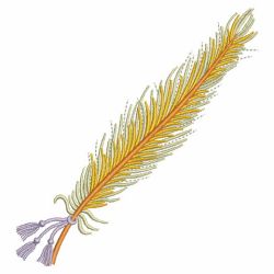 Colorful Feathers 04(Lg) machine embroidery designs
