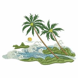 Summer Scenery 02(Lg) machine embroidery designs