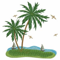 Summer Scenery 04(Lg) machine embroidery designs