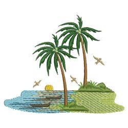 Summer Scenery 05(Lg) machine embroidery designs