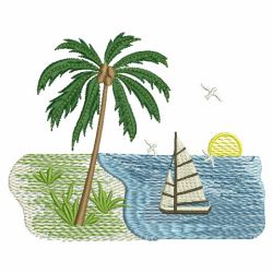 Summer Scenery 07(Md) machine embroidery designs