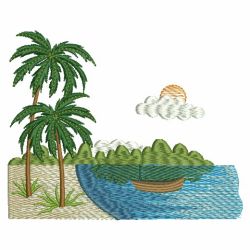 Summer Scenery 09(Lg) machine embroidery designs