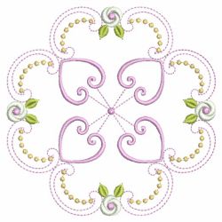 Delightful Rose Quilt 2 04(Sm) machine embroidery designs
