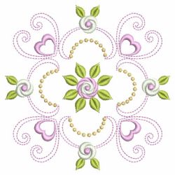 Delightful Rose Quilt 2 08(Lg) machine embroidery designs