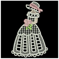 FSL Sunbonnet Wedding 07 machine embroidery designs