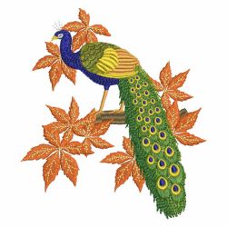 Floral Peacocks 10 machine embroidery designs