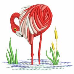 Flamingos 2 09(Lg) machine embroidery designs