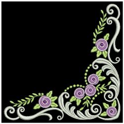 Delightful Rose Corner 2 02(Md) machine embroidery designs