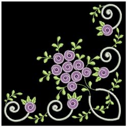 Delightful Rose Corner 2 06(Lg) machine embroidery designs
