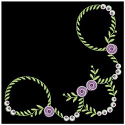 Delightful Rose Corner 2 07(Sm) machine embroidery designs