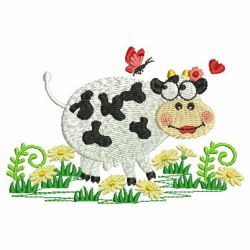 Country Cows 03 machine embroidery designs