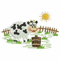 Country Cows 09 machine embroidery designs