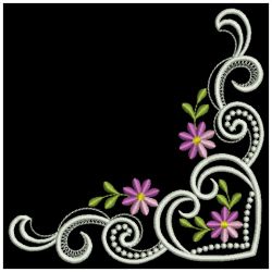 Colorful Daisy Corners 06(Md) machine embroidery designs