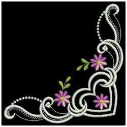 Colorful Daisy Corners 09(Lg) machine embroidery designs