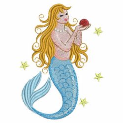 Beautiful Mermaid(Md) machine embroidery designs
