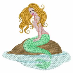 Beautiful Mermaid 03(Lg) machine embroidery designs