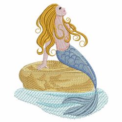 Beautiful Mermaid 09(Lg) machine embroidery designs