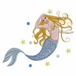 Beautiful Mermaid 10(Md) machine embroidery designs