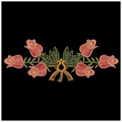 Red Roses Border 05(Lg) machine embroidery designs
