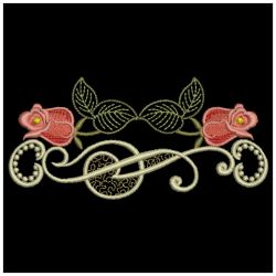 Red Roses Border 06(Lg) machine embroidery designs